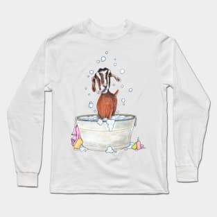 Goat Soap Bubbles Long Sleeve T-Shirt